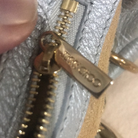 🎉HP 🎉 💖 Jimmy Choo Grained Leather Shoulder Bag - Picture 14 of 15